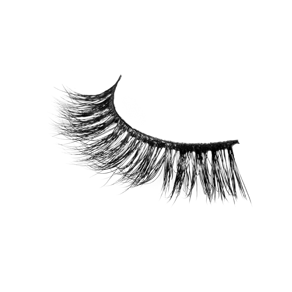 Hotsale natural black mink fur lashes with wholesale price JH20